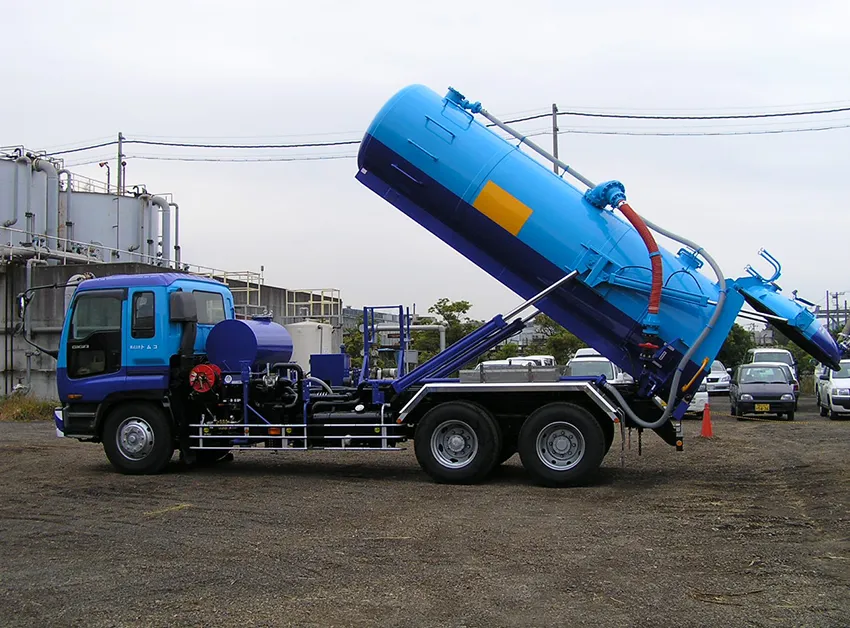 フレークライニングバキュームダンパー車